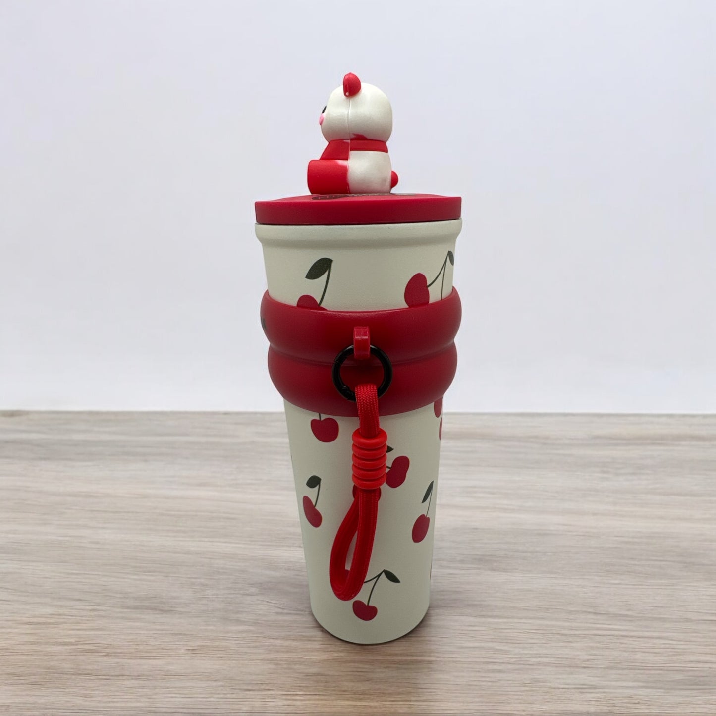 Vaso Térmico Reutilizable con Diseño | Con Tapa, Popote y Asa Portátil