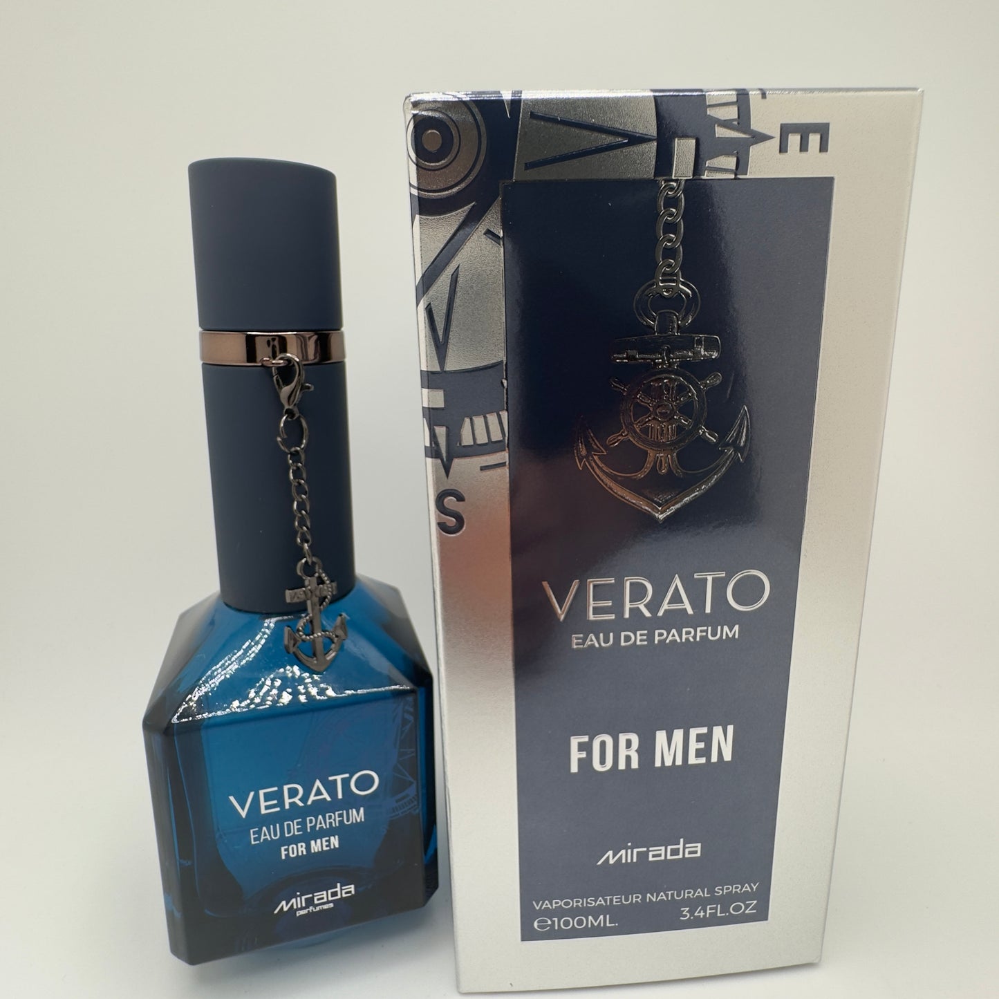Verato Eau de Parfum for Men by Mirada 100ml | Fragancia Fresca y Acuática Masculina