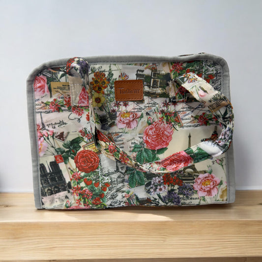 Lonchera Térmica para Comida con Diseño Floral | Bolsa de Almuerzo Aislante y Portátil