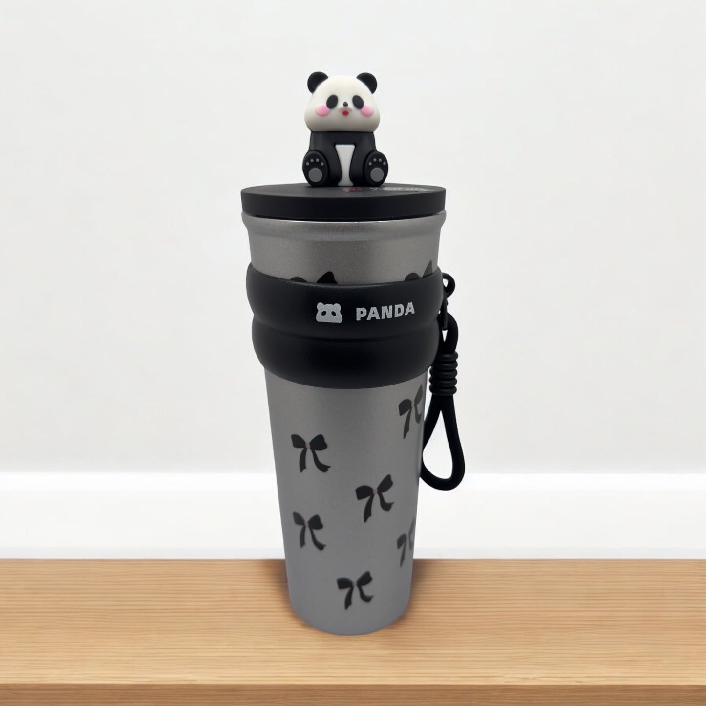 Vaso Térmico Reutilizable con Diseño | Con Tapa, Popote y Asa Portátil