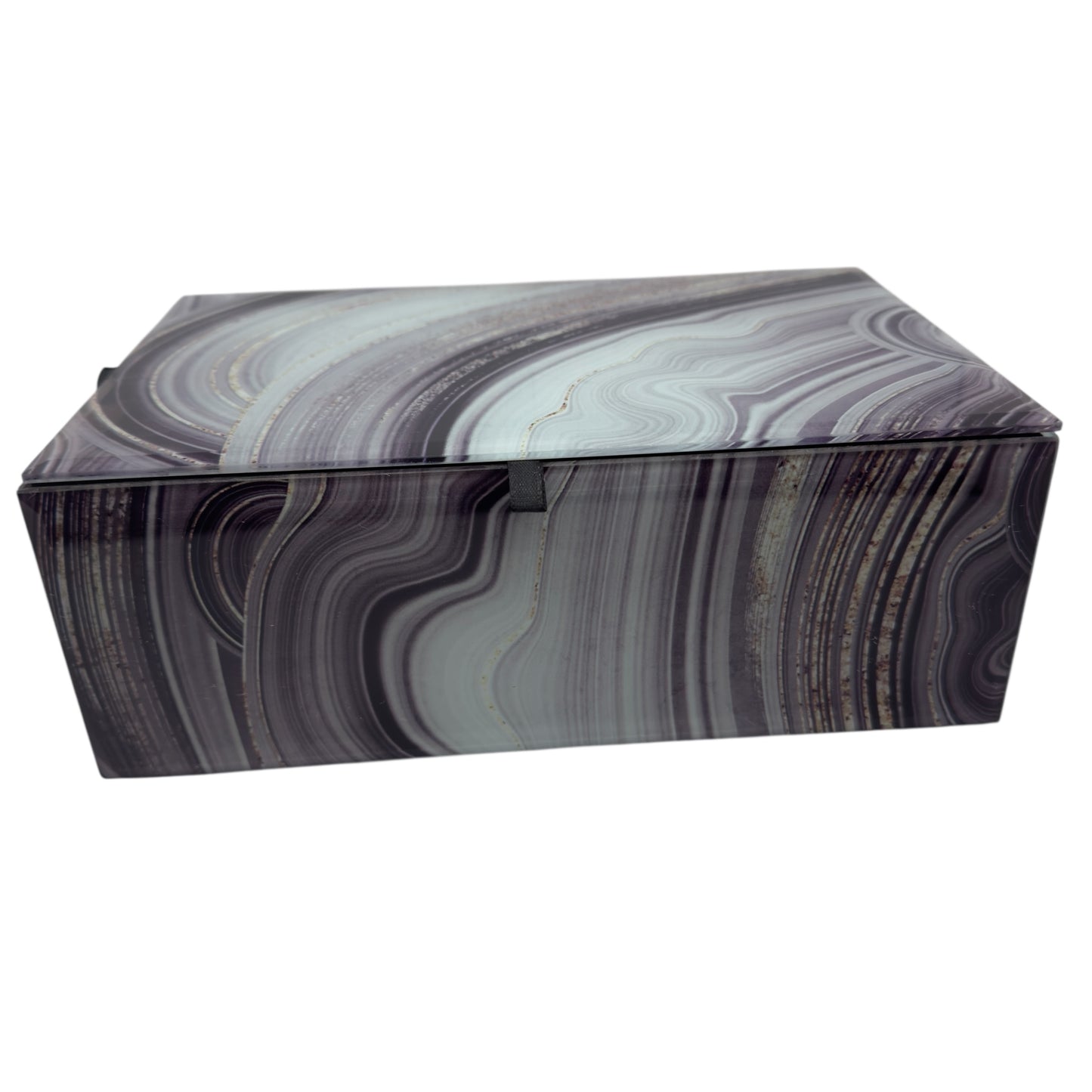 Caja Organizadora Decorativa con Diseño Mármol | Almacenaje Elegante y Moderno