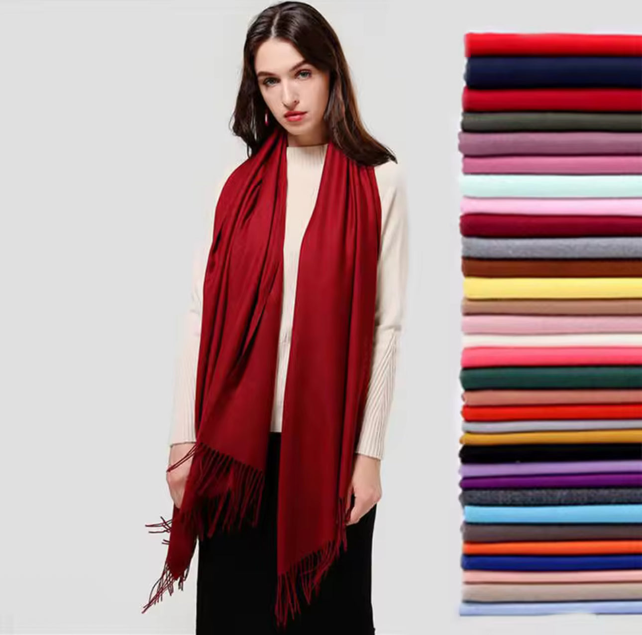 Bufanda Elegante de Invierno Unisex